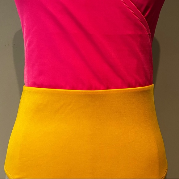 J. Crew Color Block Swimsuit - Picture 4 of 5